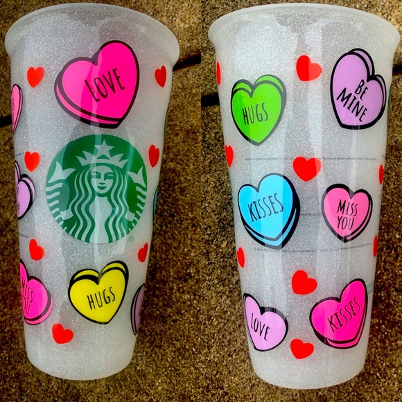Starbucks Venti custom Valentine’s theme